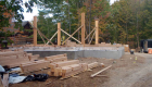 A view of the job site.