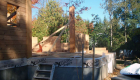 A view of the construction site.