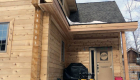 Entry way under construction.
