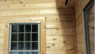 The outside of the flat-flat milled logs.