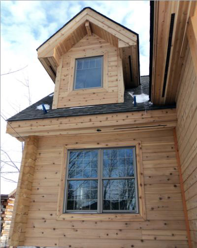 Dormer windows add interest, lighting and extra space to the second floor.