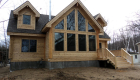 Spring arrives! Yard is prepped for landscaping and deck finished.