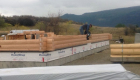 Day 1 of log stacking.