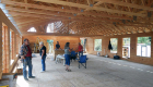 Main floor ready for internal wall framing.