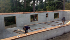 Basement walls and slab poured.