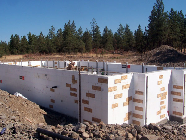 Building the ICF foundation.