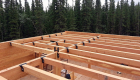 Post and Beam floor completed.